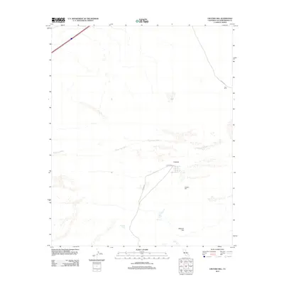 2012 Map of Crucero Hill, 2012 Print