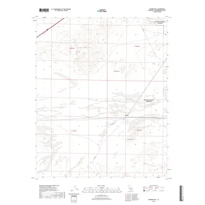 2018 Map of Crucero Hill, 2018 Print
