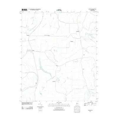 2012 Map of Cruger, 2012 Print