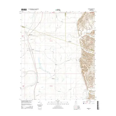 2015 Map of Cruger, 2015 Print
