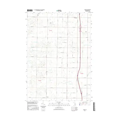 2017 Map of Crump, 2017 Print