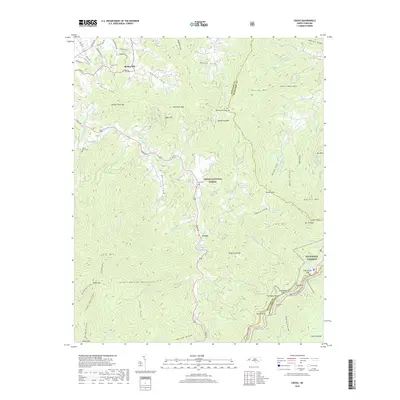 2019 Map of Cruso, 2019 Print