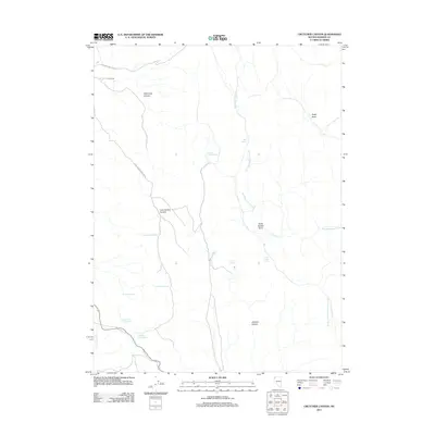 2011 Map of Crutcher Canyon, 2011 Print