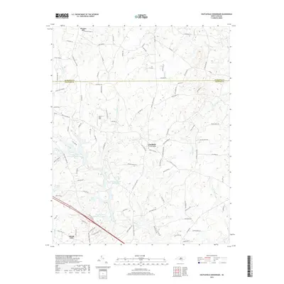 2019 Map of Crutchfield Crossroads, 2019 Print