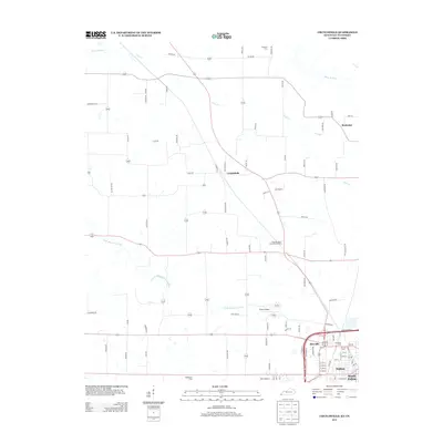 2013 Map of Crutchfield, 2013 Print