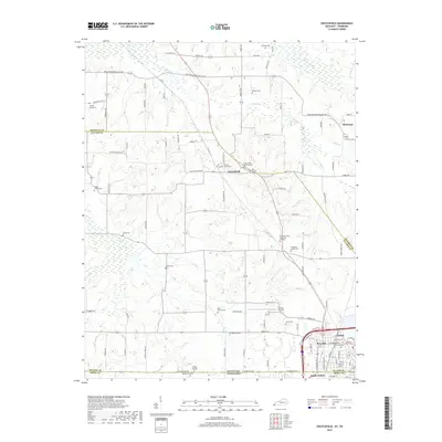 2019 Map of Crutchfield, 2019 Print
