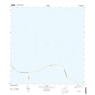 2013 Map of Cruz Bay OE N, 2013 Print