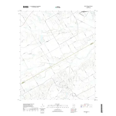 2019 Map of Cryer Creek, 2019 Print