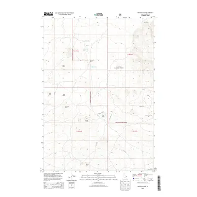 2013 Map of Crystal Butte, 2013 Print