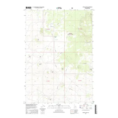 2017 Map of Crystal Butte, 2017 Print