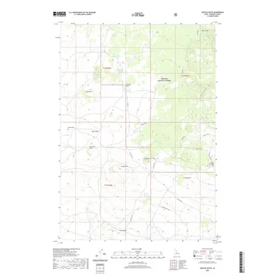 2020 Map of Crystal Butte, 2020 Print