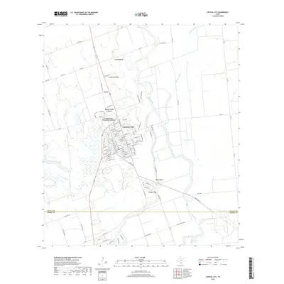 2019 Map of Crystal City, 2019 Print
