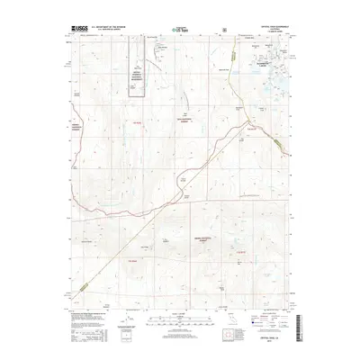 2015 Map of Crystal Crag, 2015 Print