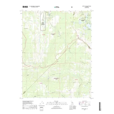 2018 Map of Crystal Crag, 2018 Print