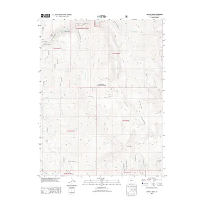 2013 Map of Crystal Creek, 2013 Print