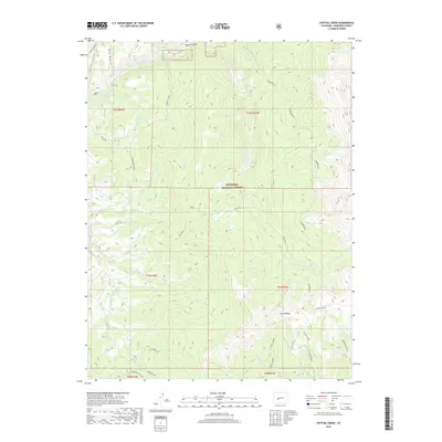 2019 Map of Crystal Creek, 2019 Print