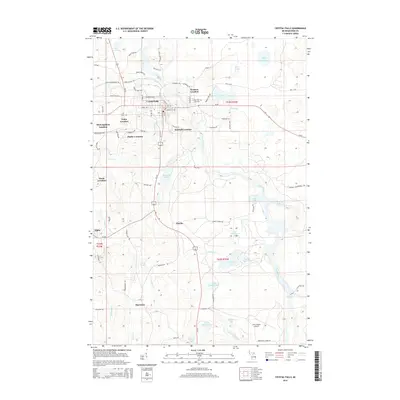 2014 Map of Crystal Falls, 2014 Print