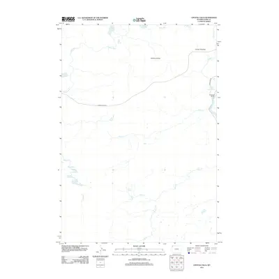 2012 Map of Crystal Falls, 2012 Print