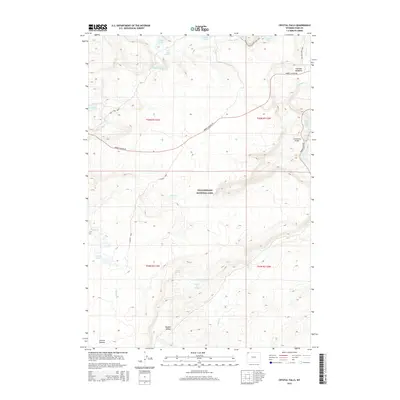 2015 Map of Crystal Falls, 2015 Print