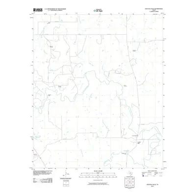 2010 Map of Crystal Falls, 2010 Print
