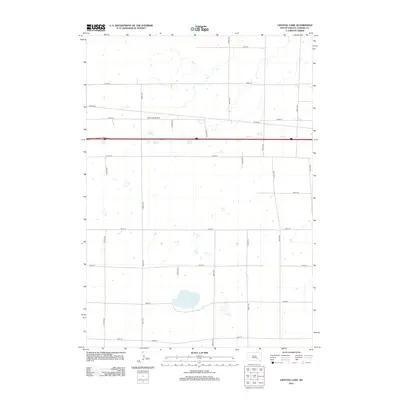 2012 Map of Crystal Lake, 2012 Print