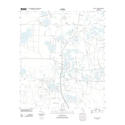 2012 Map of Crystal Lake, 2012 Print