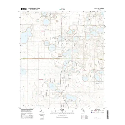 2015 Map of Crystal Lake, 2015 Print