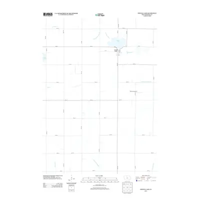 2013 Map of Crystal Lake, 2013 Print