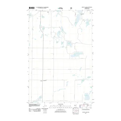 2011 Map of Crystal Lake, 2011 Print