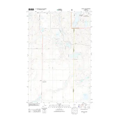 2013 Map of Crystal Lake, 2013 Print