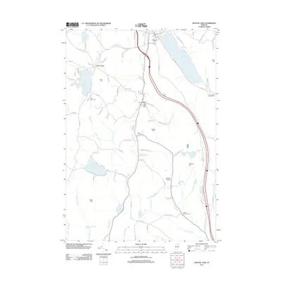 2012 Map of Crystal Lake, 2012 Print
