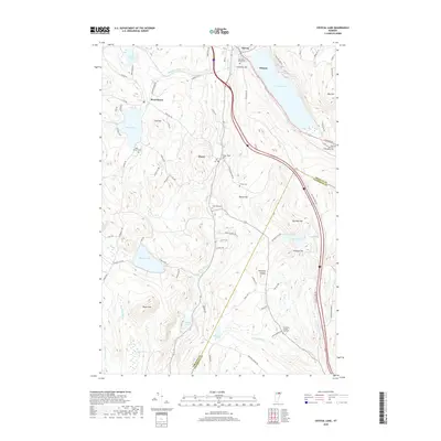 2018 Map of Crystal Lake, 2018 Print