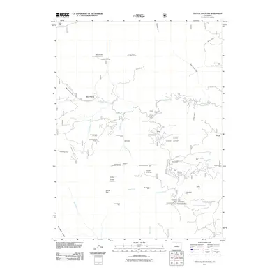 2011 Map of Crystal Mountain, 2011 Print