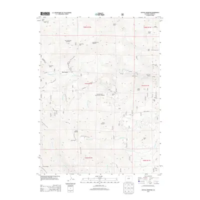 2013 Map of Crystal Mountain, 2013 Print