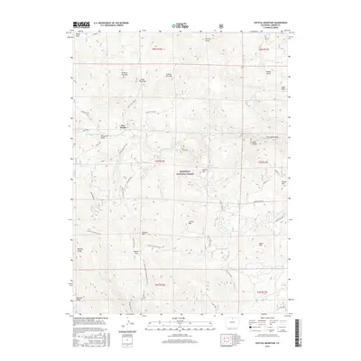 2016 Map of Crystal Mountain, 2016 Print