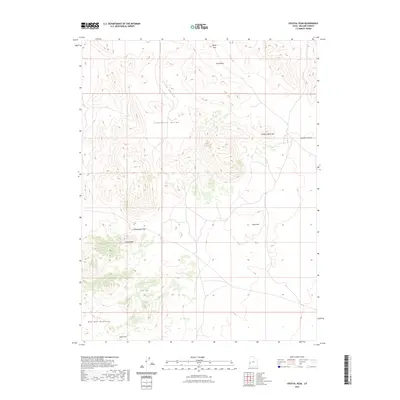 2023 Map of Crystal Peak, 2023 Print