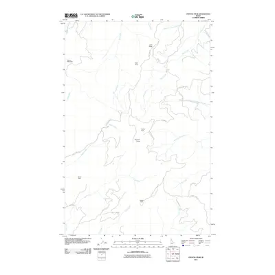 2011 Map of Crystal Peak, 2011 Print