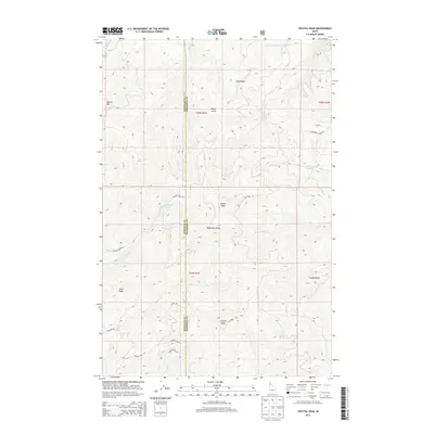 2013 Map of Crystal Peak, 2013 Print