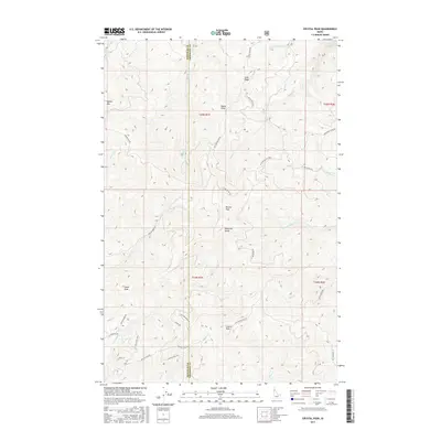 2017 Map of Crystal Peak, 2017 Print