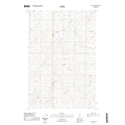 2020 Map of Crystal Peak, 2020 Print