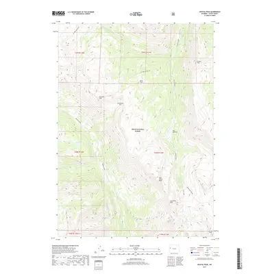 2017 Map of Crystal Peak, 2017 Print