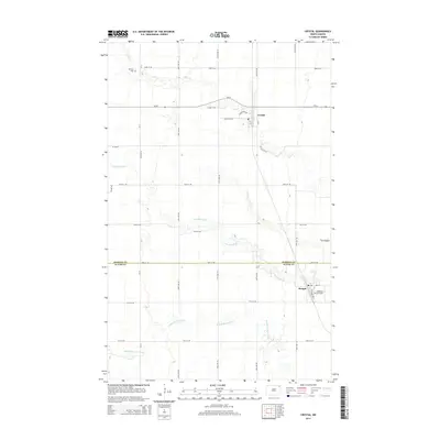 2014 Map of Crystal, 2014 Print