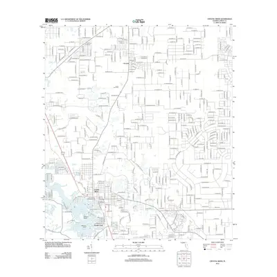2012 Map of Crystal River, 2012 Print