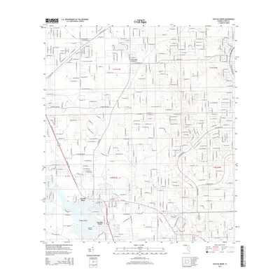2015 Map of Crystal River, 2015 Print