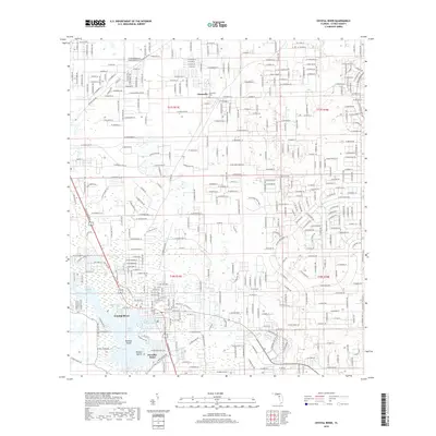 2018 Map of Crystal River, 2018 Print