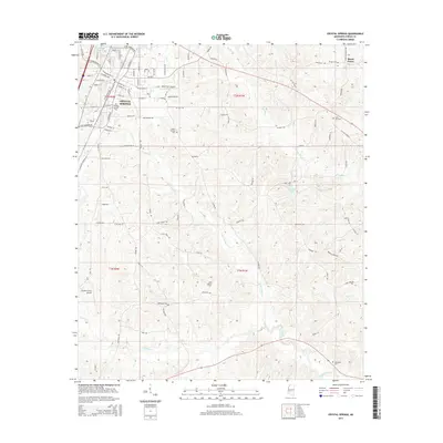 2015 Map of Crystal Springs, 2015 Print
