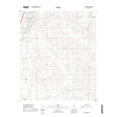 2018 Map of Crystal Springs, 2018 Print