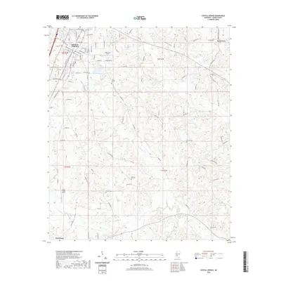 2020 Map of Crystal Springs, 2020 Print