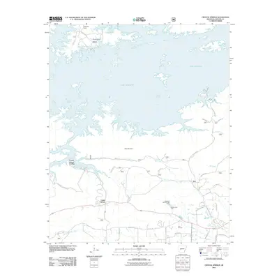 2011 Map of Crystal Springs, 2011 Print