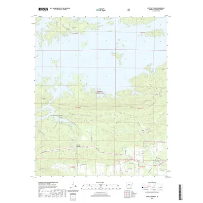 2020 Map of Crystal Springs, 2020 Print